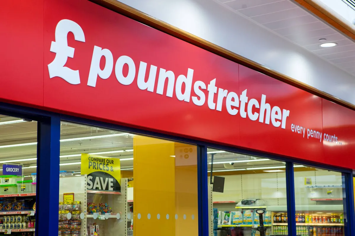 A discount retail store frontage